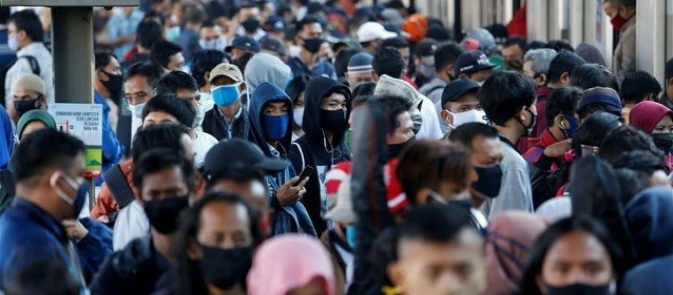 Ινδονησία: 1000 νέα κρούσματα της Όμικρον μέσα σε μια ημέρα!